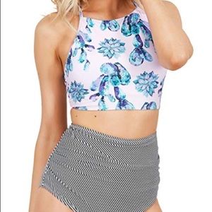 CUPSHE high waisted bikini set NWT